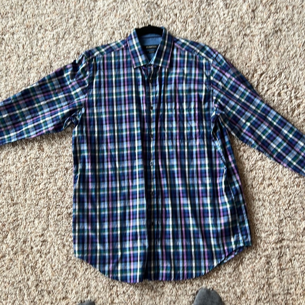 Bugatchi Classic fit shirt medium